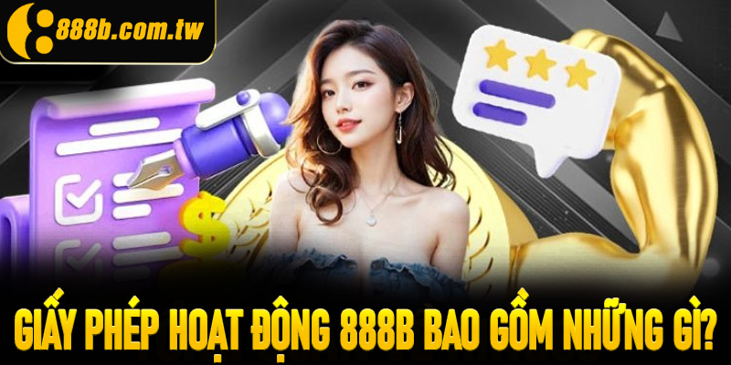 Giấy phép hoạt động 888B bao gồm những gì?