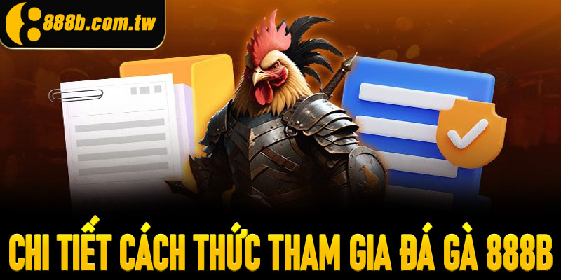 Hướng dẫn chi tiết cách thức tham gia đá gà 888B